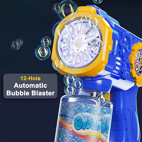 Electric Bubble Gun (Gears & Wings Edition) - Get Extra 500ml refill free