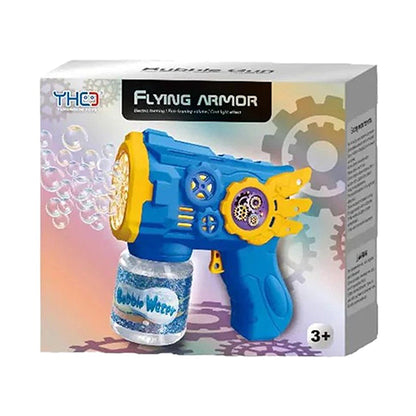 Electric Bubble Gun (Gears & Wings Edition) - Get Extra 500ml refill free