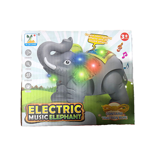 ELEPHANT WITH 3D LIGHT EFFECTS & MUSIC TOY