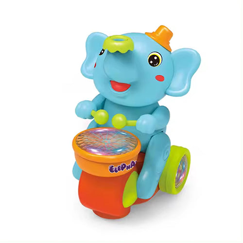 ELEPHANT MUSICIAN "BUMP & GO" BLOWING BALL TOY