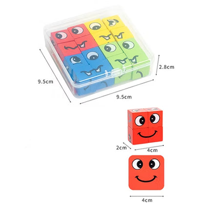 EXPRESSION PUZZLE MATCHING BLOCKS FACE CHANGING GAME