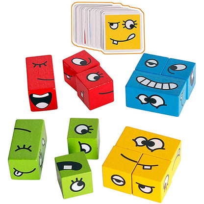 EXPRESSION PUZZLE MATCHING BLOCKS FACE CHANGING GAME