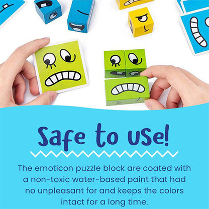 EXPRESSION PUZZLE MATCHING BLOCKS FACE CHANGING GAME