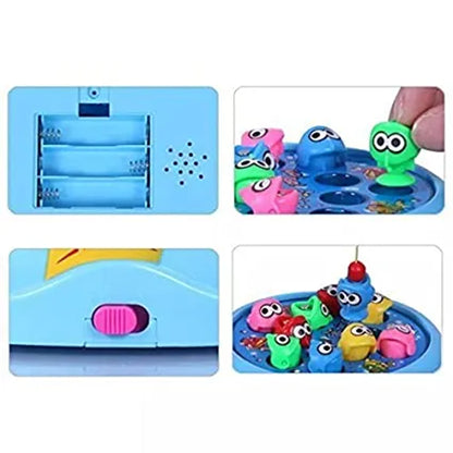 FISHING GAME MUSICAL 2 ROTATING POND TOY