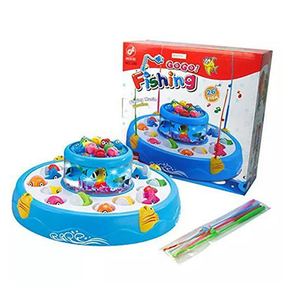 FISHING GAME MUSICAL 2 ROTATING POND TOY