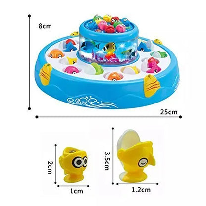 FISHING GAME MUSICAL 2 ROTATING POND TOY