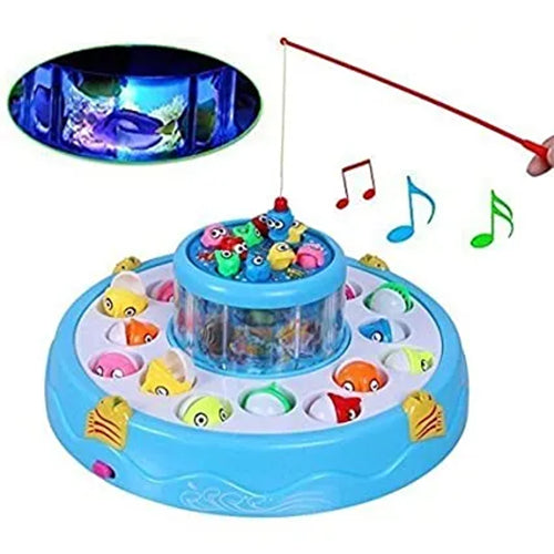 FISHING GAME MUSICAL 2 ROTATING POND TOY