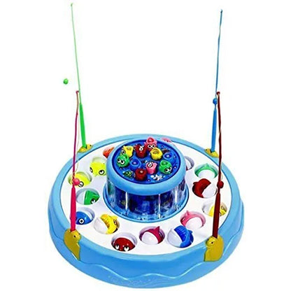 FISHING GAME MUSICAL 2 ROTATING POND TOY