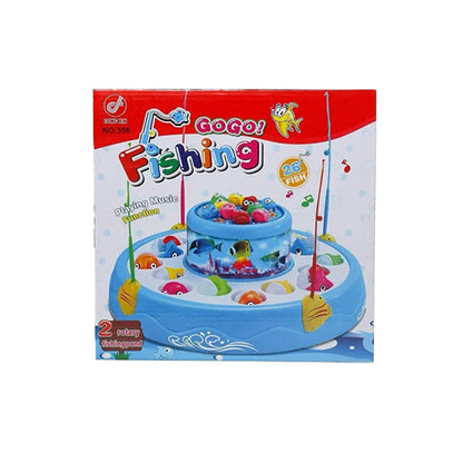 FISHING GAME MUSICAL 2 ROTATING POND TOY