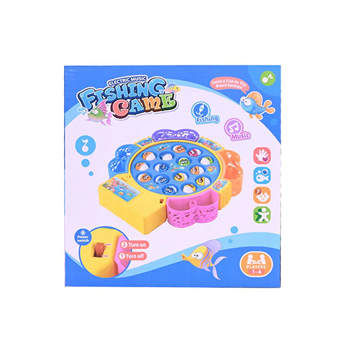 FISHING GAME ELECTRIC MUSIC ROTATING PLAYSET