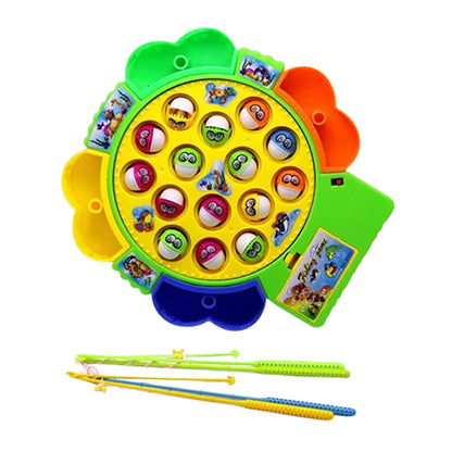 FISHING GAME ELECTRIC MUSIC ROTATING PLAYSET