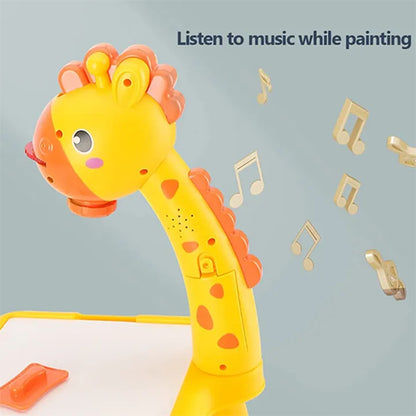 GIRAFFE LED PROJECTION PAINTING DESK FOR KIDS