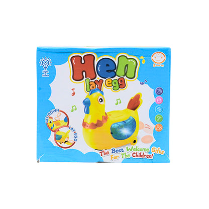 HEN LAY EGG MUSICAL BUMP & GO TOY
