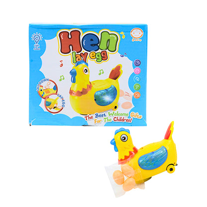 HEN LAY EGG MUSICAL BUMP & GO TOY