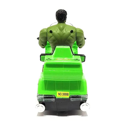 HULK "BUMP & GO" MOTORCYCLE TOY FOR KIDS