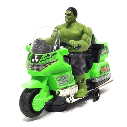 HULK "BUMP & GO" MOTORCYCLE TOY FOR KIDS