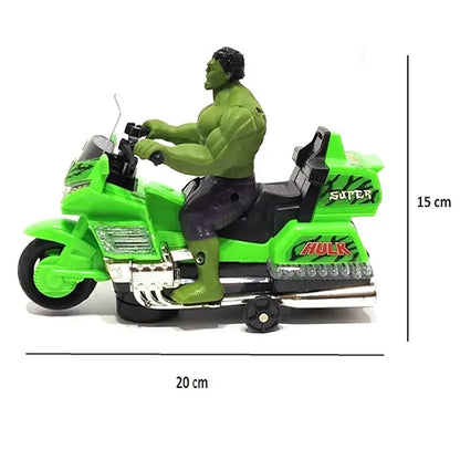 HULK "BUMP & GO" MOTORCYCLE TOY FOR KIDS