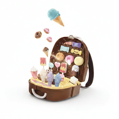 ICE CREAM & DONUT BACKPACK PLAY SET - 28PCS