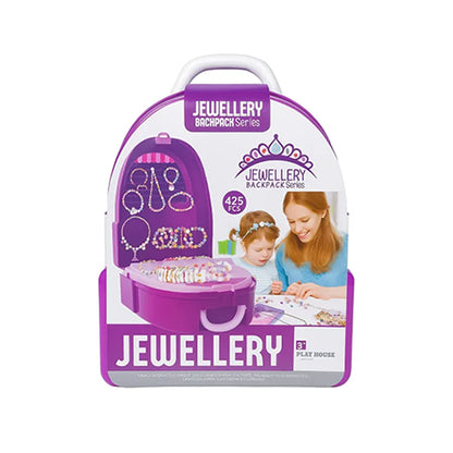 JEWELLERY BACKPACK PLAY SET - 425 PCS