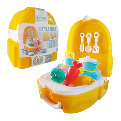 LITTLE CHEF BACKPACK PLAY SET - 22PCS