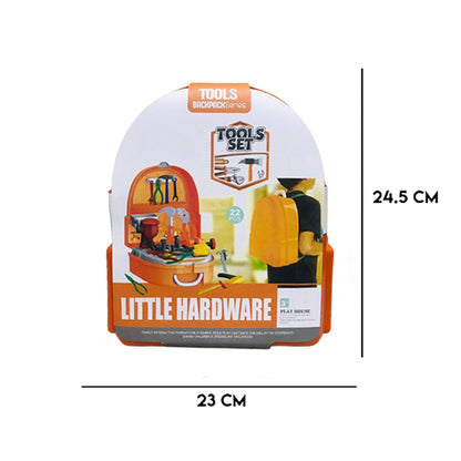 LITTLE HARDWARE BACKPACK PLAY SET - 22PCS