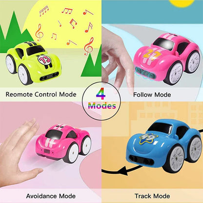 MAGIC INDUCTION 2.4 GHZ REMOTE CONTROL SMART MINI FOLLOW CARTOON CAR