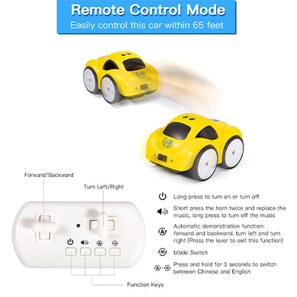 MAGIC INDUCTION 2.4 GHZ REMOTE CONTROL SMART MINI FOLLOW CARTOON CAR