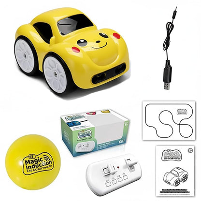 MAGIC INDUCTION 2.4 GHZ REMOTE CONTROL SMART MINI FOLLOW CARTOON CAR