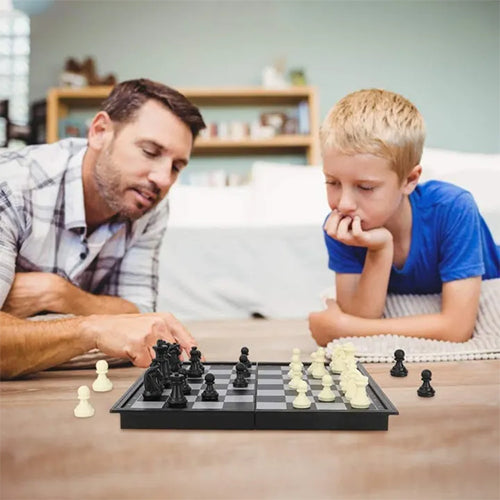 MAGNETIC CHESS SET - 12.5 INCH FOLDABLE BOARD