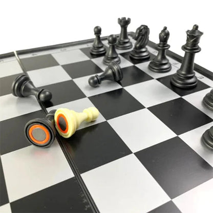 MAGNETIC CHESS SET - 12.5 INCH FOLDABLE BOARD