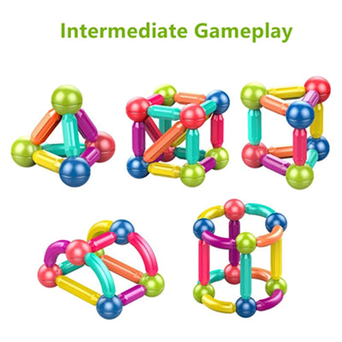 MAGNETIC STICKS BLOCKS SET FOR KIDS
