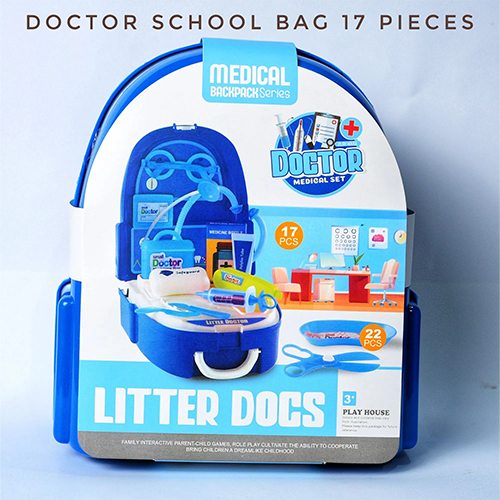 MEDICAL DOCTOR BACKPACK PLAY SET - 17PCS