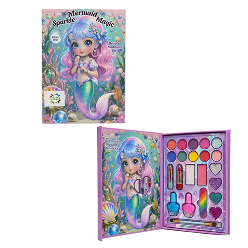 MERMAID SPARKLE MAGIC ALL IN ONE BEAUTY MAKEUP SET FOR GIRLS