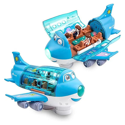 MUSICAL AIRPLANE PLAY SET 360° ROTATING TOY