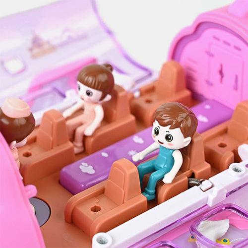MUSICAL AIRPLANE PLAY SET 360° ROTATING TOY