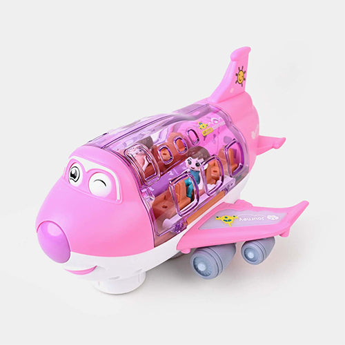 MUSICAL AIRPLANE PLAY SET 360° ROTATING TOY