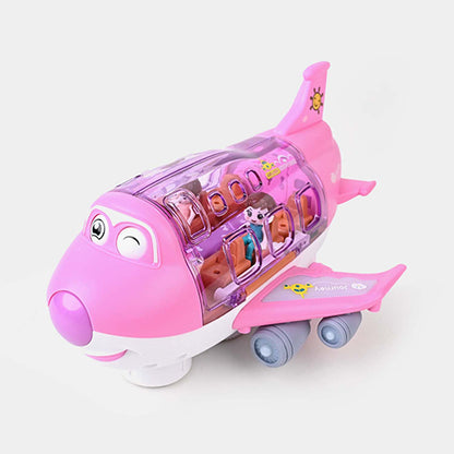MUSICAL AIRPLANE PLAY SET 360° ROTATING TOY