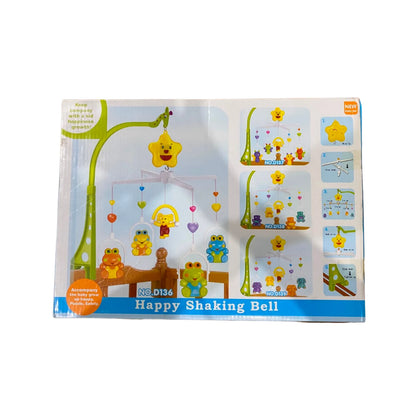 BABY COT TOY - ROTATING MUSICAL HANGING RATTLE SET FOR NEWBORNS