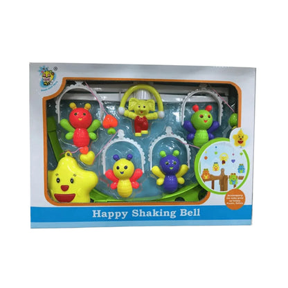 BABY COT TOY - ROTATING MUSICAL HANGING RATTLE SET FOR NEWBORNS