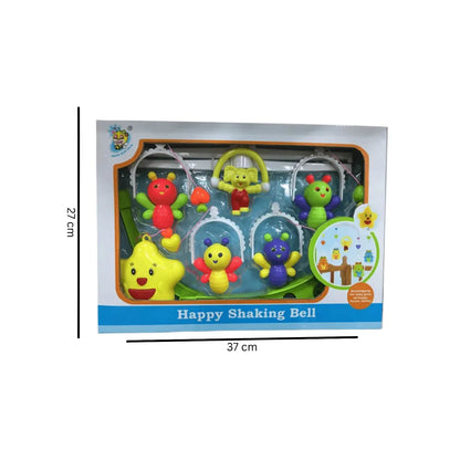 BABY COT TOY - ROTATING MUSICAL HANGING RATTLE SET FOR NEWBORNS