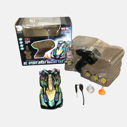CHAMPIONSHIP 2-IN-1 HIGH SPEED 4WD RC DRIFT & RACING CAR WITH SMOKE