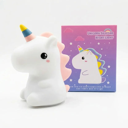 CUTE UNICORN SILICONE LED NIGHT LIGHT