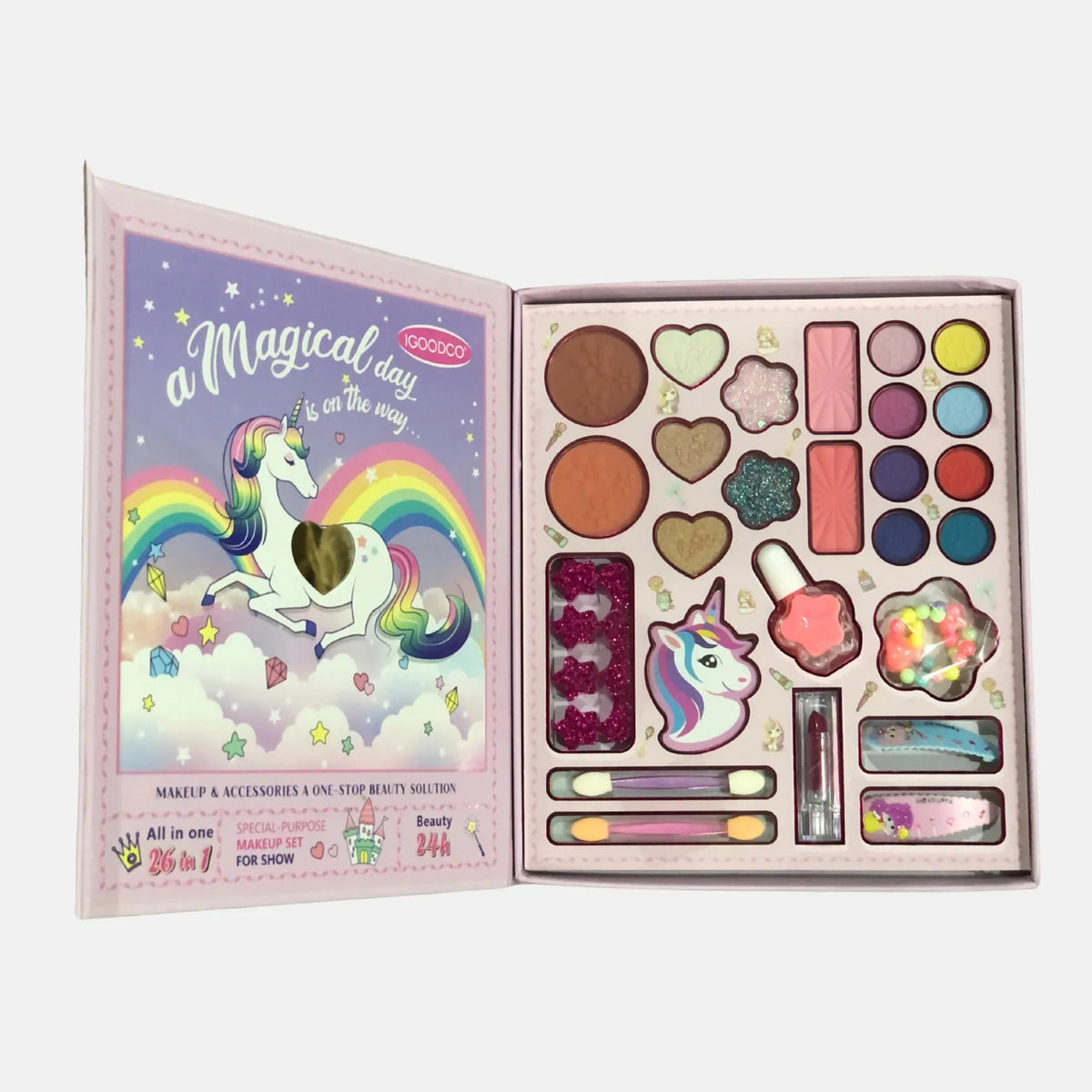 26-IN-1 UNICORN MAKEUP & ACCESSORIES SET FOR GIRLS