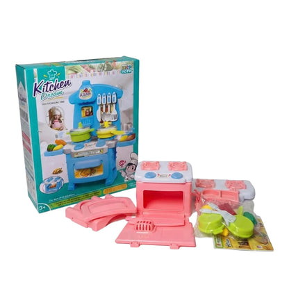 KITCHEN DREAM KIDS COOKING PLAYSET FOR GIRLS