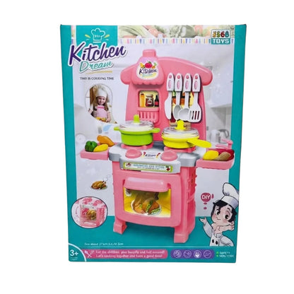 KITCHEN DREAM KIDS COOKING PLAYSET FOR GIRLS