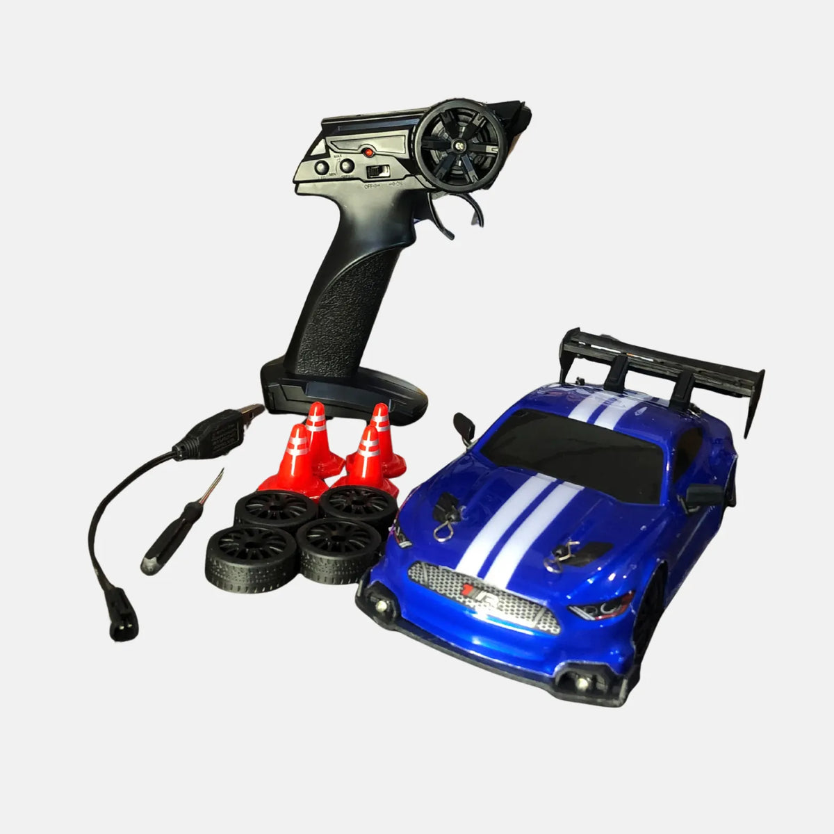 1:24 SCALE RC 4WD HIGH-SPEED DRIFT & RACING CAR