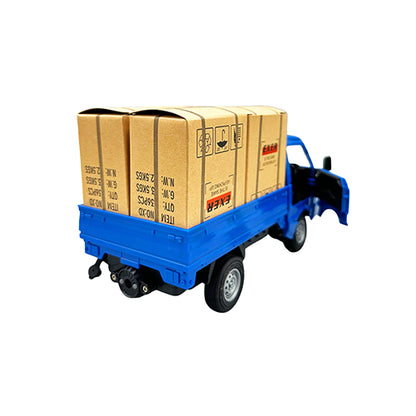 REMOTE CONTROL CARGO DELIVERY TRUCK WITH SMOKE FOR KIDS
