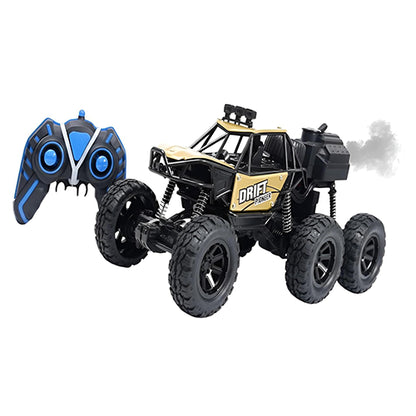REMOTE CONTROL OFF-ROAD SPRAY ROCK CRAWLER 6-WHEELS FOR KIDS