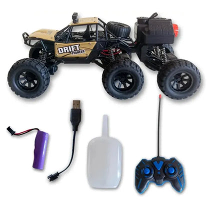 REMOTE CONTROL OFF-ROAD SPRAY ROCK CRAWLER 6-WHEELS FOR KIDS