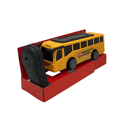 REMOTE CONTROL SCHOOL BUS WITH 3D LIGHTS FOR KIDS